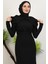 Elena Omuz Detay Abiye Siyah 5