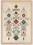 Nordic Folk Pattern - Doğal Ahşap Çerçeveli Tablo - Illustration Poster - Curated By Push 4