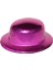 Pembe Renk Hologramlı Plastik Yuvarlak Melon 27X24 cm 1
