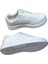 Kafkaslar Düz Beyaz Kız Erkek Çocuk Sneaker Spor Ayakkabı 4