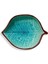 Yaprak Seramik Servis Tabağı 14.5 cm Turkuaz 5
