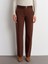 72172 Orta Bel Kumaş Pantolon-Kahve 5