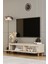Mila Bej Mdf 140 cm Tv Ünitesi-Raflı,kapaklı,ayaklı 3