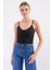 Infivento 918 Ip Askılı Crop Top - Siyah 3