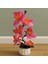 Pembe Yapay Orkide Çiçek – Plastik Saksıda Dekoratif Aranjman (15×15×35 Cm) 1
