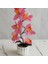 Pembe Yapay Orkide Çiçek – Plastik Saksıda Dekoratif Aranjman (15×15×35 Cm) 2