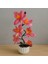 Pembe Yapay Orkide Çiçek – Plastik Saksıda Dekoratif Aranjman (15×15×35 Cm) 5