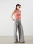 Lcw Jeans Gri Wideleg Kadın Jean Pantolon 1
