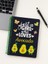 Just A Girl Who Loves Avocado Tasarımlı Spiralli Kareli Defter – 80 Yaprak, 160 Sayfa (18 x 24 Cm) 1