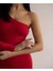 Kadın Omuz Dekolteli Kırmızı Mini Elbise 2