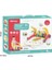 BIB6016- Vardem Piyanolu Bebek Yürüteci ve Tavşan Desenli Kırmızı Oyun Halısı 2 In 1 4