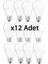 13W E27 LED Ampul 6500K - Beyaz Işık 12 Adet 1