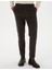 Erkek Kahverengi Slim Fit Flanel Dokulu Kumaş Pantolon 50317639-VR029 2