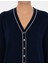 Kadın Lacivert Slim Fit Triko Hırka 50316344-VR033 6