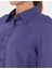 Kadın Mor Regular Fit Uzun Kollu Gömlek 50318229-VR038 7