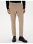 Erkek Bej Slim Fit Flanel Dokulu Kumaş Pantolon 50317639-VR011 2