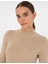 Kadın Bej Slim Fit Basic Kazak 50315768-VR011 2