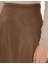 Kadın Koyu Kahverengi A Kesim Dokuma Etek 50318241-VR084 5