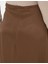 Kadın Koyu Kahverengi A Kesim Dokuma Etek 50318241-VR084 6