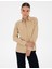 Kadın Bej Regular Fit Uzun Kollu Gömlek 50318195-VR011 3
