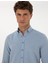 Erkek Mavi Slim Fit Uzun Kollu Gömlek 50316768-VR036 2