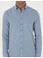 Erkek Mavi Slim Fit Uzun Kollu Gömlek 50316768-VR036 6