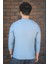 Jordao Fitilli Slim Fit Likralı Bisiklet Yaka Erkek Uzun Kol Tshirt 4