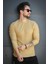 Jordao Fitilli Slim Fit Likralı Bisiklet Yaka Erkek Uzun Kol Tshirt 1