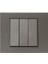 Grano Antrasit Üçlü Anahtar Çerçeve 1