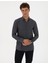 Erkek Lacivert Slim Fit Uzun Kollu Gömlek 50316768-VR033 1