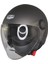 Motosiklet Yarım Kask Güneş Vizörlü Ece 22.06 Motor Kaskı Mat Gri 3