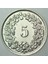 Isviçre 5 Rappen 1938 Çilaltı(-) 2