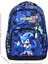 Sonic 2 Mavi Üçlü Erkek Çocuk Ilkokul Okul Çantası Seti (Çanta Termal Beslenme Çantası Kalemlik) 2