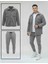 Unisex Trend Kombin Peluş Gömlek Ceket & Jogger Eşofman Takımı 1