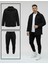 Unisex Trend Kombin Peluş Gömlek Ceket & Jogger Eşofman Takımı 1