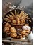 33 x 33 cm Dekoratif Ahşap Duvar Süsü – Ekmek ve Buğday Tasarımı DT095 3