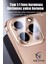 Iphone 13 Pro Kamera Koruyucu Lens Tam Koruma Hd Görüntü Darbe Emici Tam Kaplama 3
