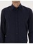 Erkek Lacivert Flanel Dokulu Slim Fit Uzun Kollu Gömlek 50316751-VR033 6