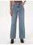 Kadın Mavi Loose Fit Jean Pantolon 50308443-VR036 2