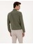 Erkek Haki Flanel Dokulu Slim Fit Uzun Kollu Gömlek 50316751-VR027 5