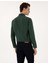Erkek Yeşil Flanel Dokulu Slim Fit Uzun Kollu Gömlek 50316751-VR054 5