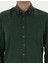 Erkek Yeşil Flanel Dokulu Slim Fit Uzun Kollu Gömlek 50316751-VR054 6
