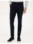 Erkek Lacivert Slim Fit Kanvas Pantolon 50309952-VR033 2