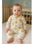 6 Ay 2 Yaş Arası Bebek Pijama Takımı Düğmeli Yumuşak Dokulu 1