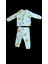 6 Ay 2 Yaş Arası Bebek Pijama Takımı Düğmeli Yumuşak Dokulu 2