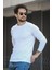 Betti Slim Fit Likralı Petek Kumaş Bisiklet Yaka Erkek Uzun Kol Tshirt 3