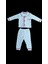 6 Ay 2 Yaş Arası Bebek Pijama Takımı Düğmeli Yumuşak Dokulu 2