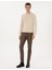 Erkek Vizon Slim Fit Kanvas Pantolon 50309952-VR052 3