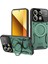 Xiaomi Redmi Note 13 4g Kılıf Joy Lens Standlı Kapak - Koyu Yeşil 1