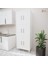 B3CONCEPT Geniş Hacimli 6 Kapaklı 6 Raflı Çok Amaçlı - Kolay Kurulum - Mutfak Balkon Banyo Erzak Kiler Dolabı 1